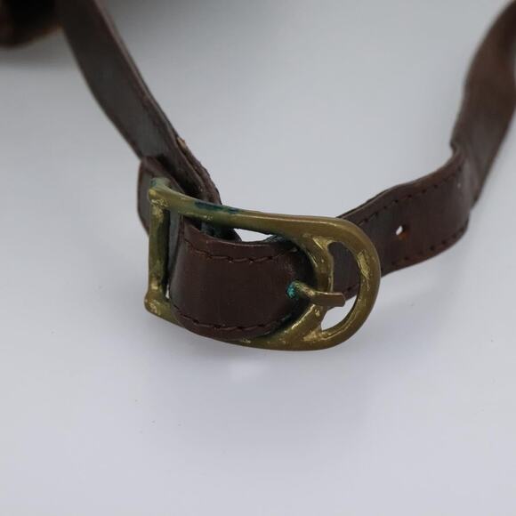 CELINE C Macadam Canvas Shoulder Bag Beige Brown - Picture 8 of 13